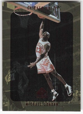 1997-98 SP Authentic #23 Michael Jordan BASKETBALL Chicago Bulls