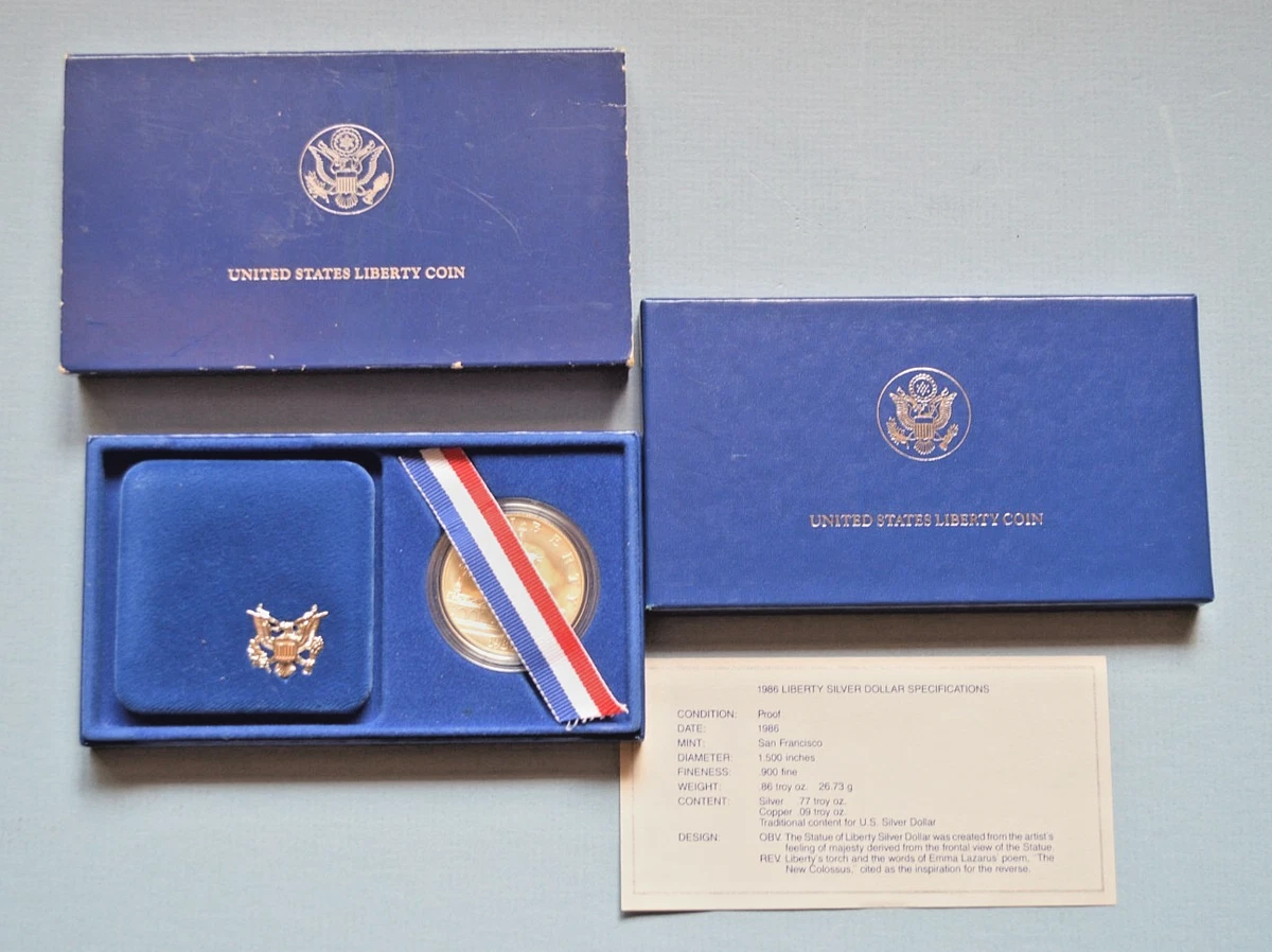 Uncirculated U.S. Mint 1986 US Commemorative Coins for sale | eBay