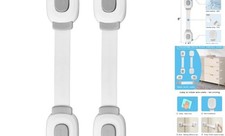 Baby Cabinet Locks, Child Safety Cabinet Proofing -Child Safety 2Pack Grey