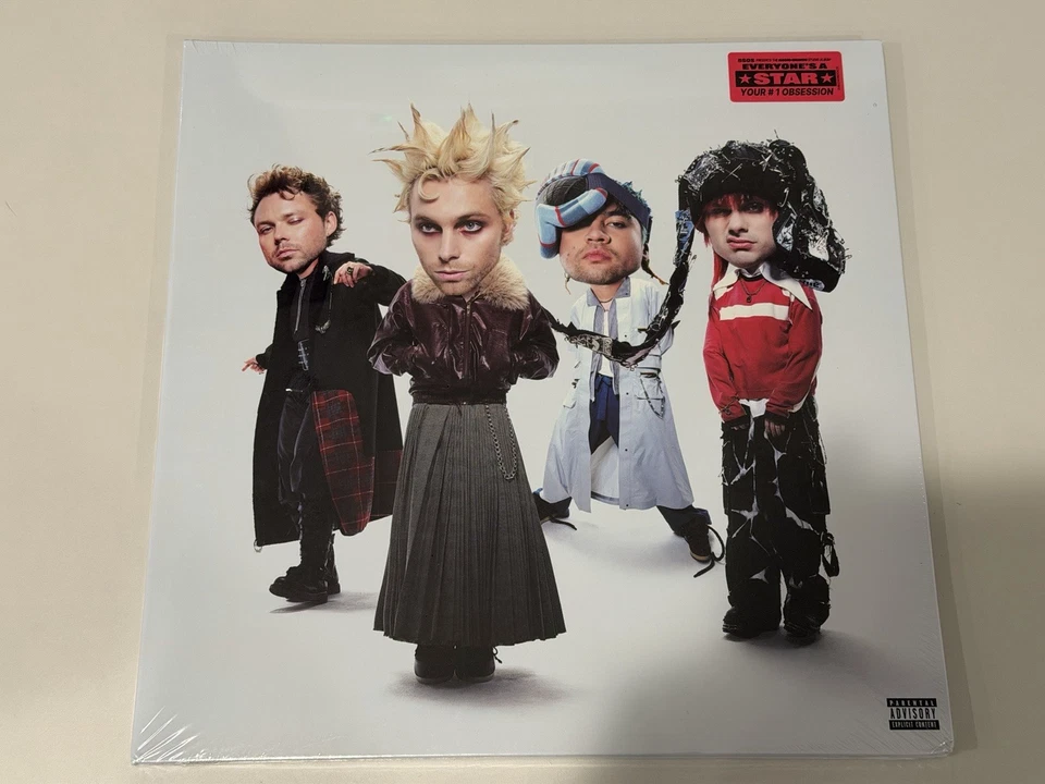 5 Seconds Of Summer 5SOS Everyone’s A Star Signed Vinyl Insert - NEW! - Image 2 of 3