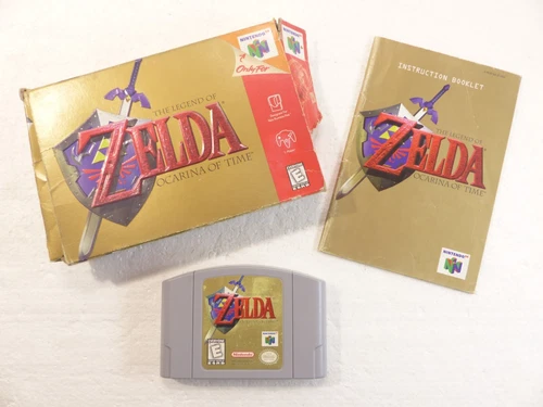 The Legend of Zelda: Ocarina of Time (Nintendo 64, 1998) N64 Game CIB! *TESTED*
