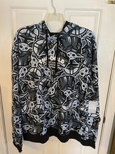 NWT Baby Yoda "The Child" Hoodie Sweatshirt Disney Store Star Wars XL XXL