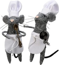 Primitives by Kathy Kitchen Mice Collectible Figurine Set