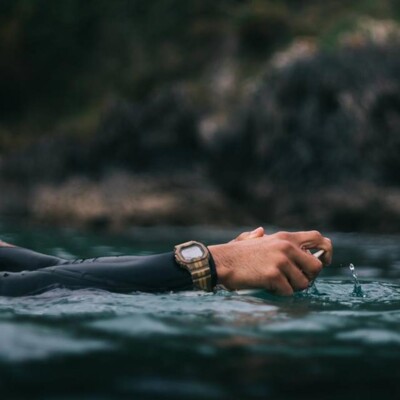 G-Shock G-Lide Surf Wooden Pattern Multiband Limited Edition Watch