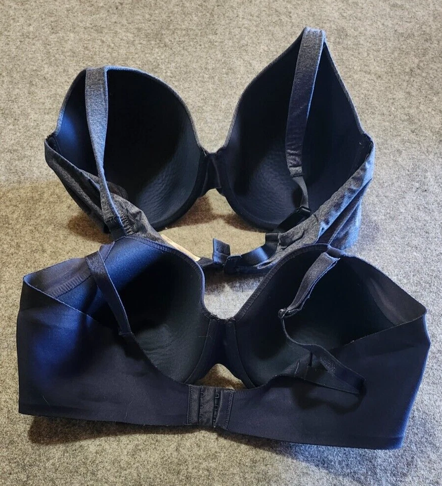 Lote de 2: Sujetador Olga Talla 42D Luxury Lift, Sujetador Ambrielle Talla 42D Ambos Azul Foto 3 de 4