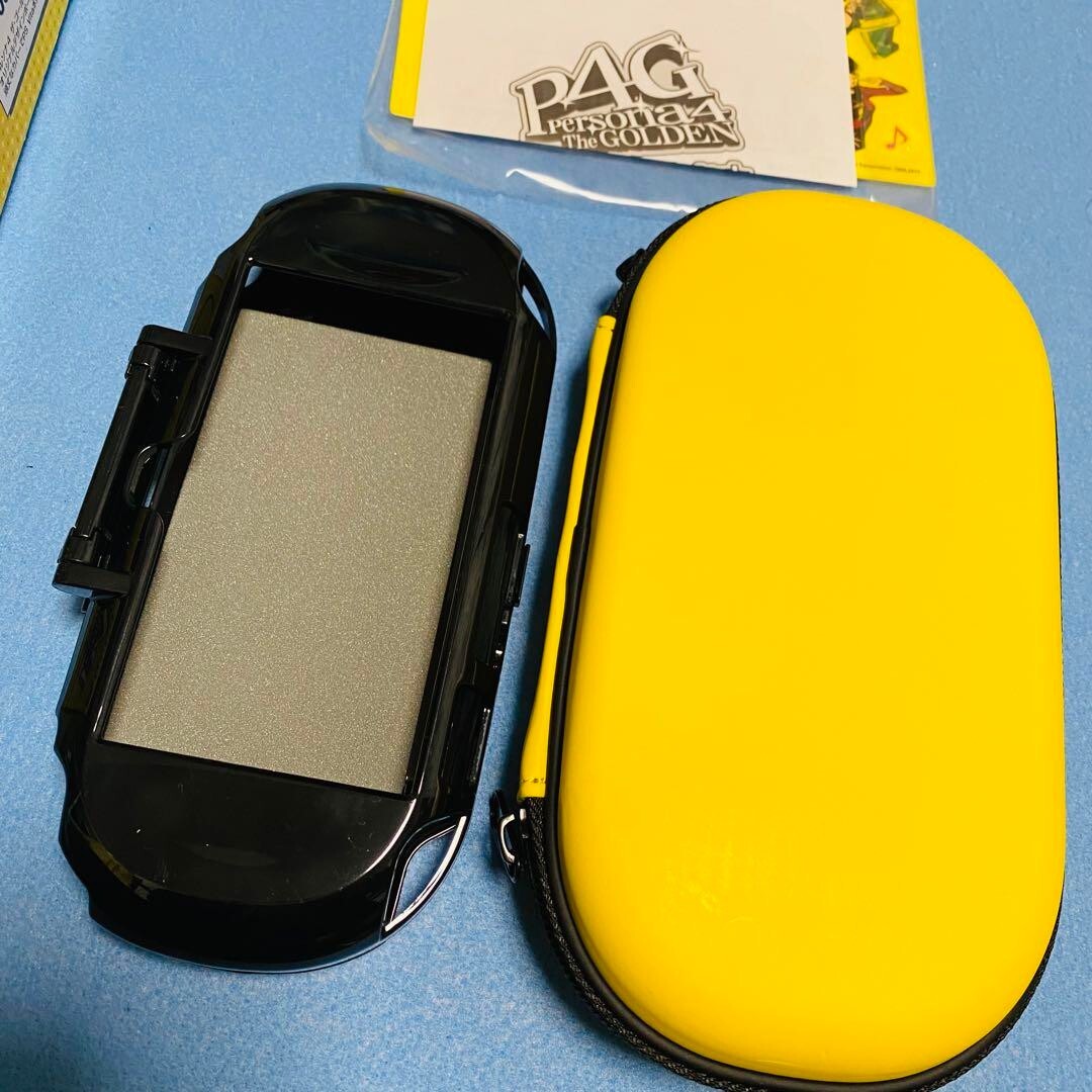 PSVita ペルソナ4 ハードポーチ フェイスカバー デコレーションシール PS Vita Persona 4 Hard Pouch Face Cover Decoration Seal