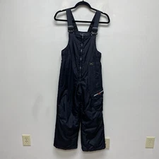 ZeroXposur Boys Black Windproof Outdoor Snowsuit Gear Cargo Ski Bib Pants M