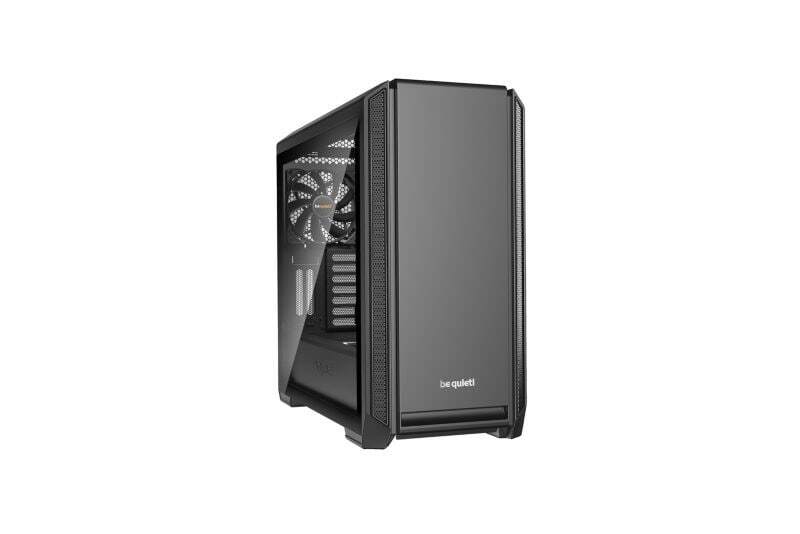 соблюдайте тишину Бесшумная база 601 Schwarz Midi Tower Gaming Gehuse Glasfenster gedmmt 3089000₽