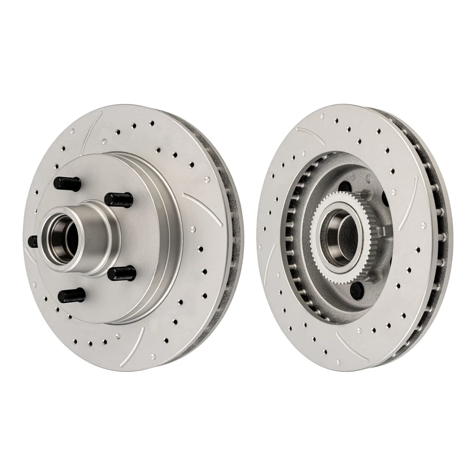 Pastillas de freno delanteras perforadas aptas para Chevy C1500 GMC Yukon 1995-1999 Foto 2 de 4