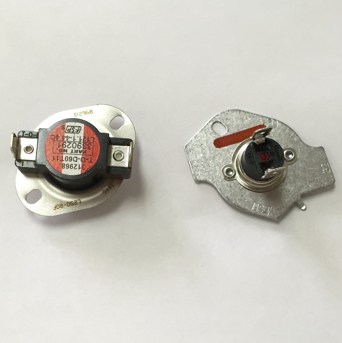 たわし 279769 Genuine OEM Whirlpool Dryer Thermal Fuse Thermostat Kit