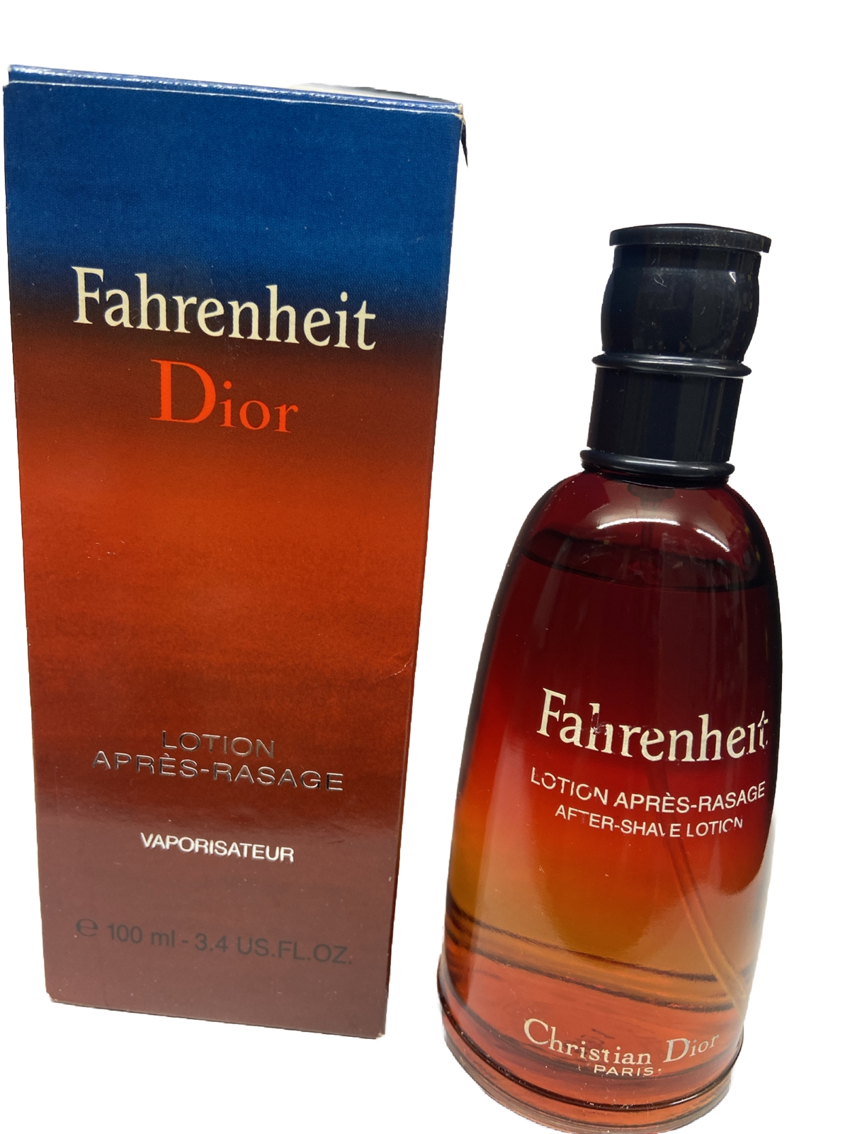 FAHRENHEIT AFTER SHAVE LOTION 3.4oz NATURAL SPRAY DIOR