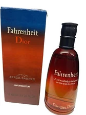 FAHRENHEIT AFTER SHAVE LOTION 3.4oz NATURAL SPRAY DIOR