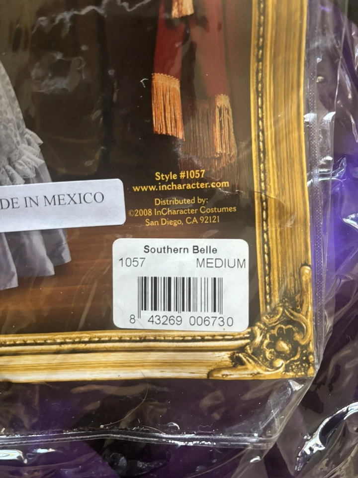 Disfraz de Bella del Sur de lujo de personaje de Halloween para adultos talla M Foto 2 de 4