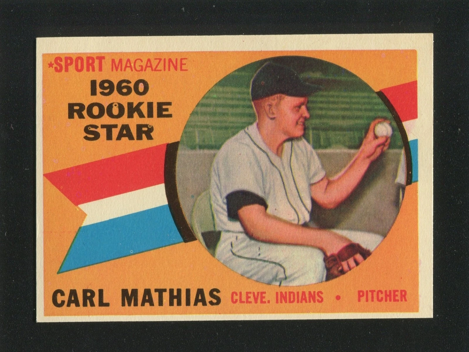 Carl Mathias trading card