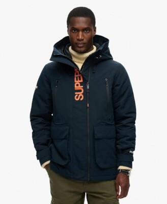 Superdry Ultimate SD Windcheater Jacket Navy Hooded