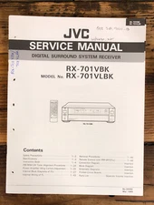 JVC RX-701 VBK Receiver  Service Manual *Original*