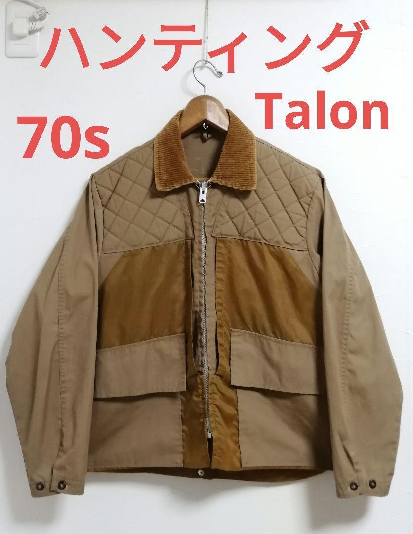 70s Hunting Jacket, Talon Zipper, Short Length, Beige, Men's, From Japan, y4288 70s Hunting Jacket, Talon Zipper, Short Length, Beige, Men's, From Japan, y4288