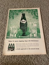 Vintage 1964 SQUIRT SODA BEVERAGE Print Ad 1960s "ONLY 31 DAYS TILL CHRISTMAS"