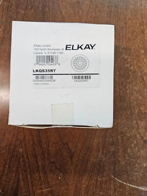 Elkay LKQS35RT 3-1/2'' Plastic Basket Strainers Stopper