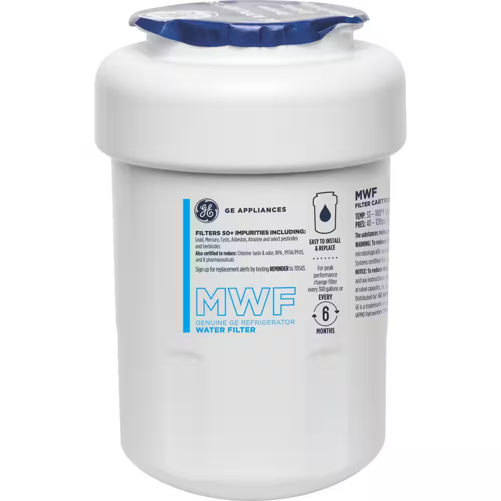 GE MWF Refrigerator Water Filter Replacement - Genuine Smartwater