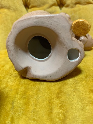Wœ Vintage ceramic squirrel With blue hat holding a 🕯 6” Handpainted Unbranded - Picture 10 of 12