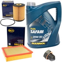 MotoröL Filter Set 20W50 5 Liter + ÖLablassschraube FüR Audi A4 Avant Cabrio B5