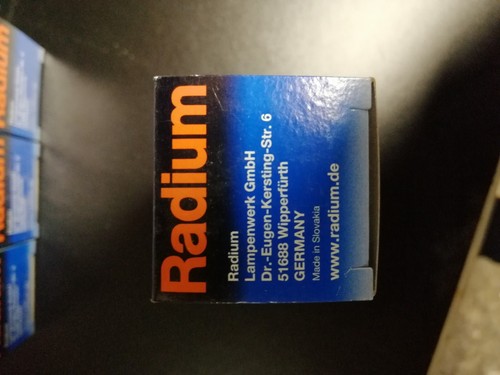 7 X New Radium Halogen Metal Lamp, Quartz Burner, Hri-T 70W / Wdl / 230/G12 New - Picture 6 of 10