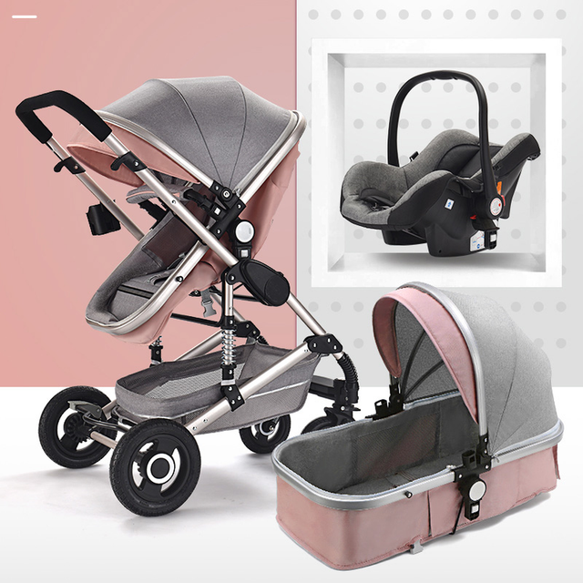 happybuy 3 in 1 stroller