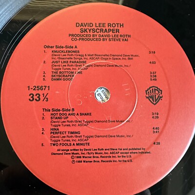 ポップス+ロック(洋楽) CD David Lee Roth Skyscraper 43XD2002 Warner Bros. Records /00110 ポップス+ロック(洋楽) /00110 Warner Skyscraper Lee CD Roth 43XD2002 Records David Bros.