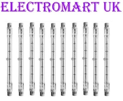 10 X 150W WOLFRAM HALOGEN DOPPELENDIGE LAMPEN GLÜHBIRNE 78MM