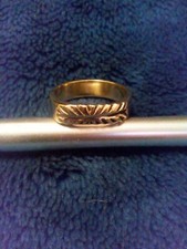 Truly handmade brass ring