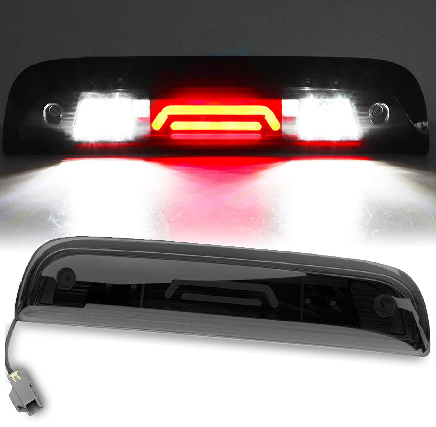 2014-2019 Chevy GMC Sierra Smoked LED Third Brake Cargo Light