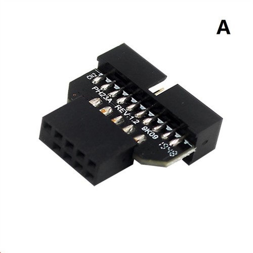 New Panel Plug Connector USB3.0 19-pin To USB2.0 9-Pin Adapter For Motherboard - Afbeelding 13 van 14