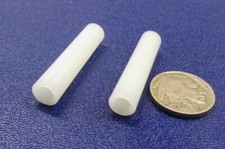 Nylon 66 Spacer, Natural, NO.10 Screw, 5/16" OD x .192" ID x 1 7/16" Lg., 5pc