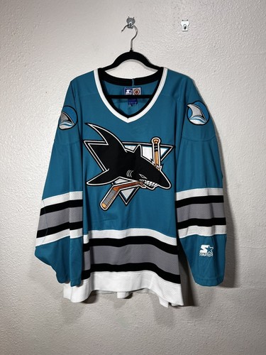 Starter NHL Vintage 90’s San Jose Sharks Official Hockey Jersey XL Authentic