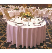 132 INCH ROUND MILLIKEN HORIZON TABLE LINEN