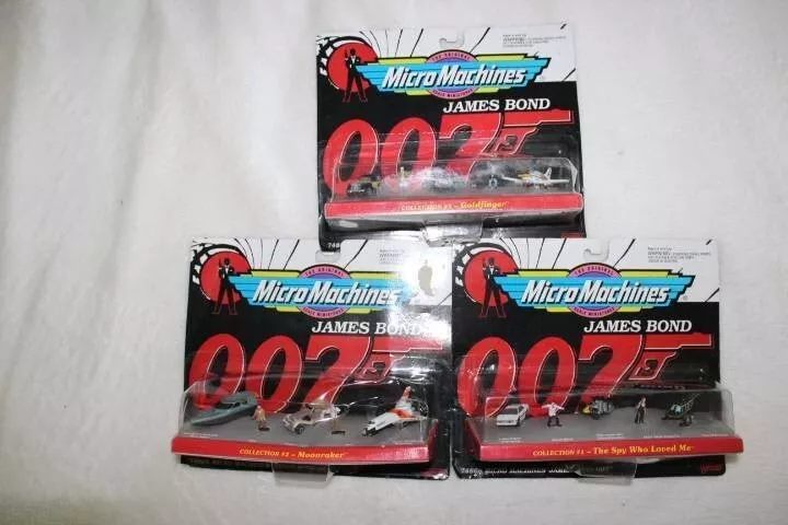 James Bond 007 Micro Machines Collector Set of 3