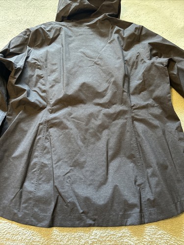 32 Degrees Women's Water-Resistant Hooded Raincoat New From Macy’s Black XL - Picture 7 of 16