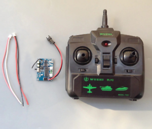 Remote Controller Transmitter And Receiver Kit For DIY Double Motors RC Boat | eBay