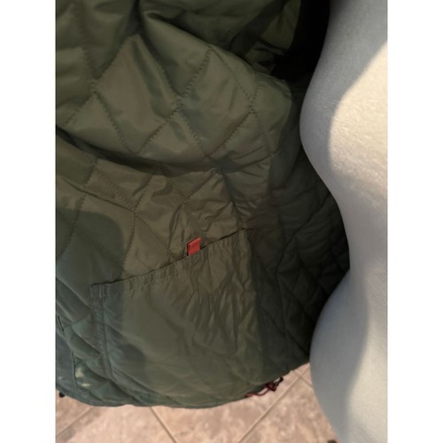 Lands' End Men's Olive Green Quilted Thermolite Winter Parka Size 44 - Picture 6 of 11