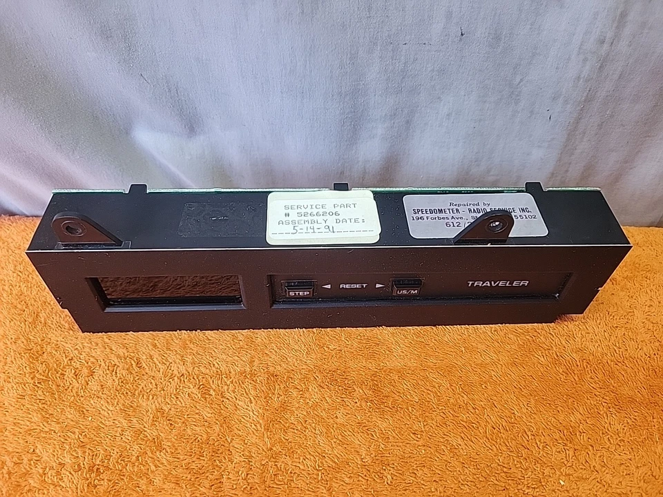 L6•Centro de información al viajero Chrysler Corp de colección años 80 OEM 5266206 NOS Foto 2 de 4