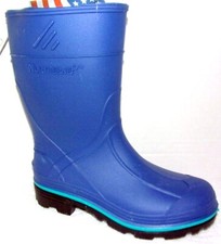 NEW Ranger Splash Series Blue Kids Rubber Rain Boots Size 11 M