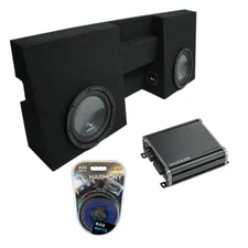 2005-2015 Toyota Tacoma Double Cab Truck Harmony R104 Dual 10" Sub Box & CXA4001