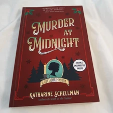 Murder at Midnight By Katharine Schellman Advance Uncorrected Proofs Paperback