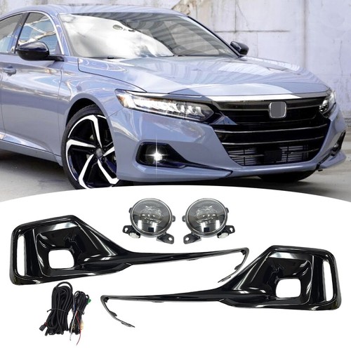 Pair LED Fog Lights Front Bumper Lamps W/Bulbs For 2021 2022 Honda Accord 21 22 - Bild 15 von 15
