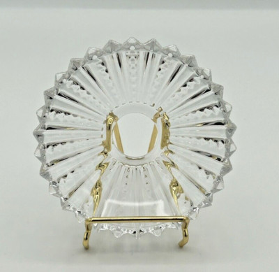 Replacement Crystal Chandelier Bobeche 4'' Diameter 23mm Center Hole -9078/2