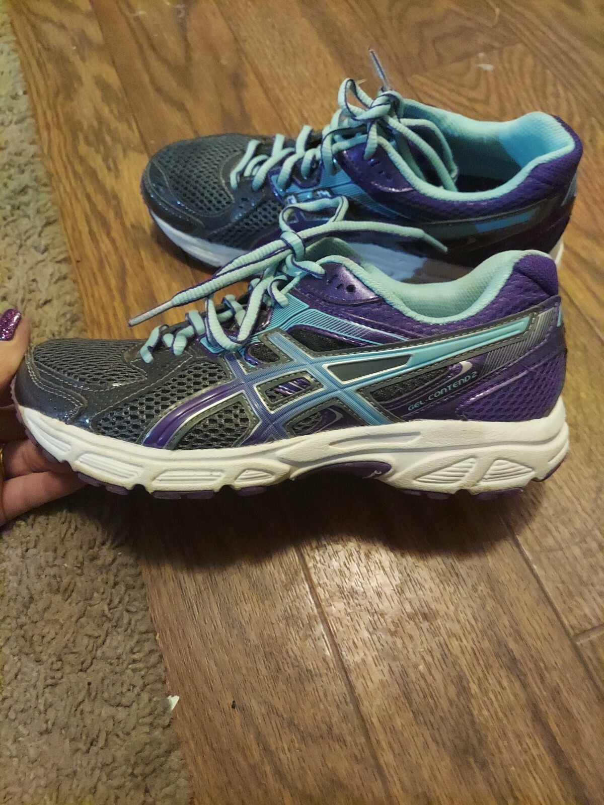 ASICS Gel Contend Running Shoes Women's Size 1/2 US Excellent