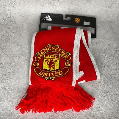 Adidas Manchester United Unisex Red Team Scarf (FS0143)