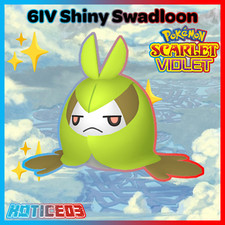 ✨Shiny Swadloon  6IV✨ Pokemon Scarlet & Violet  🚀Fast🚀 Teal Mask DLC
