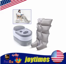 Leg Massager Machine Air Compression Circulation Relaxation Foot Calf w/Air Pump